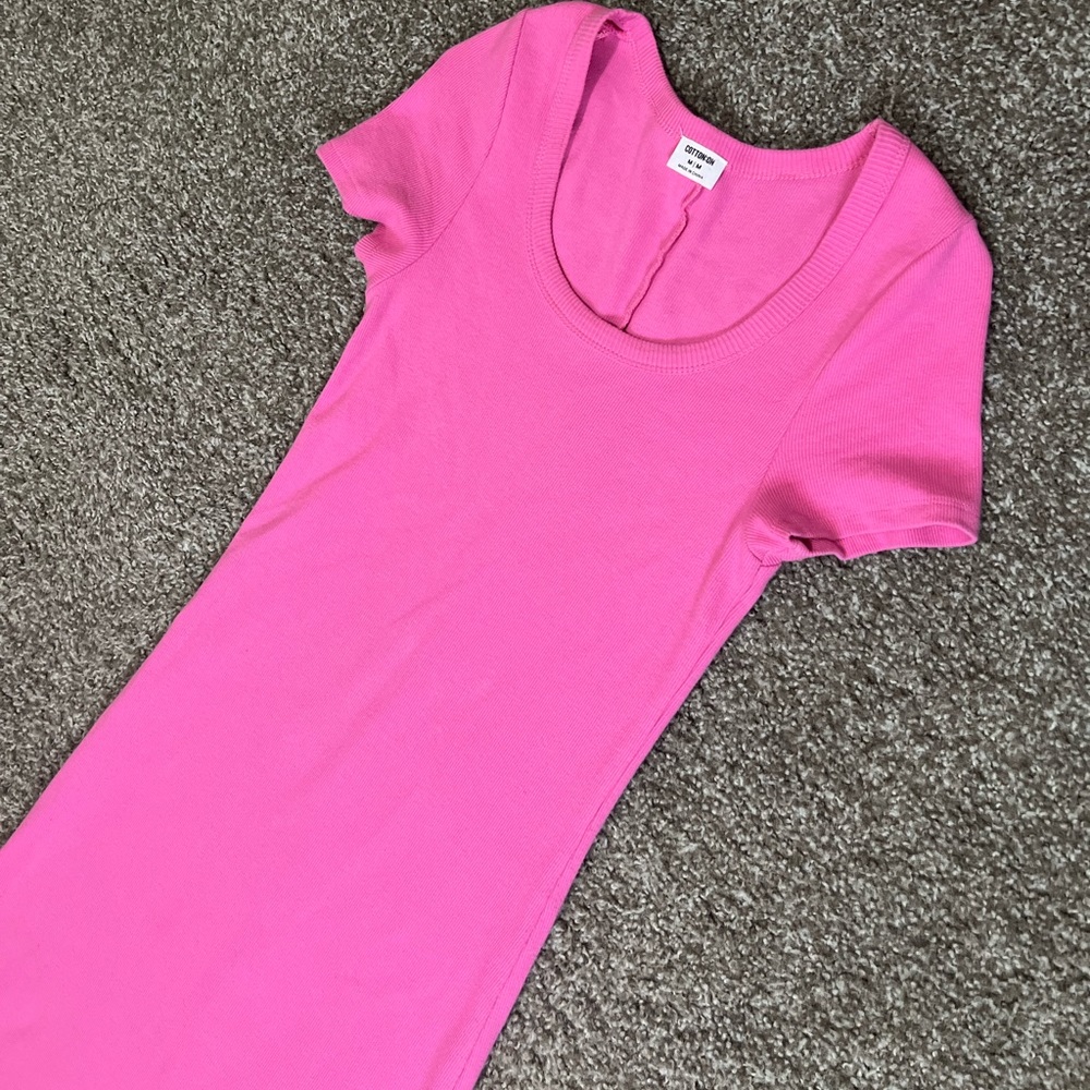 COTTON ON WOMEN’S PINK MAXI DRESS SIZE M